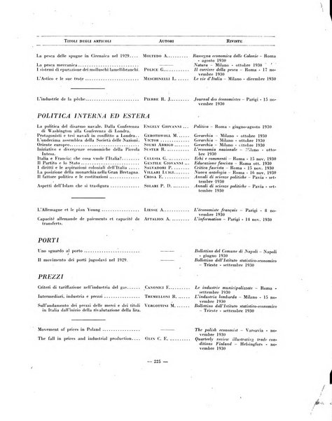 Indice bibliografico spoglio di pubblicazioni periodiche italiane ed estere pervenute alla biblioteca del Consiglio provinciale dell'economia di Milano