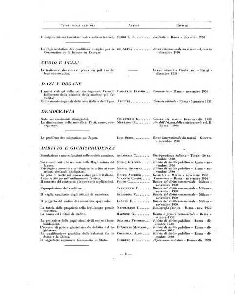 Indice bibliografico spoglio di pubblicazioni periodiche italiane ed estere pervenute alla biblioteca del Consiglio provinciale dell'economia di Milano