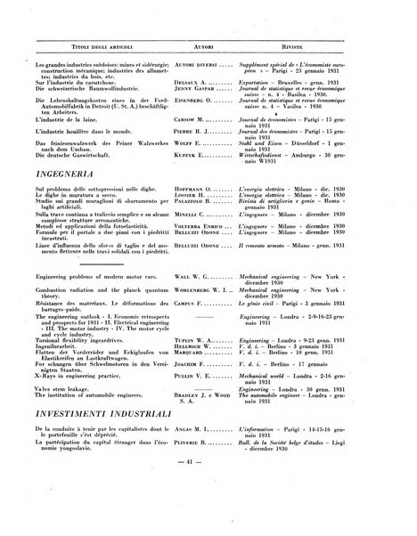 Indice bibliografico spoglio di pubblicazioni periodiche italiane ed estere pervenute alla biblioteca del Consiglio provinciale dell'economia di Milano