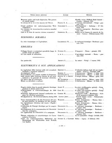 Indice bibliografico spoglio di pubblicazioni periodiche italiane ed estere pervenute alla biblioteca del Consiglio provinciale dell'economia di Milano