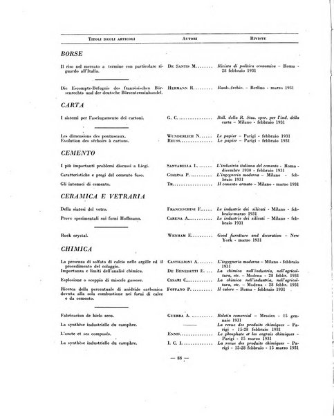 Indice bibliografico spoglio di pubblicazioni periodiche italiane ed estere pervenute alla biblioteca del Consiglio provinciale dell'economia di Milano