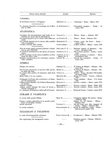 Indice bibliografico spoglio di pubblicazioni periodiche italiane ed estere pervenute alla biblioteca del Consiglio provinciale dell'economia di Milano