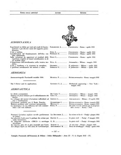 Indice bibliografico spoglio di pubblicazioni periodiche italiane ed estere pervenute alla biblioteca del Consiglio provinciale dell'economia di Milano