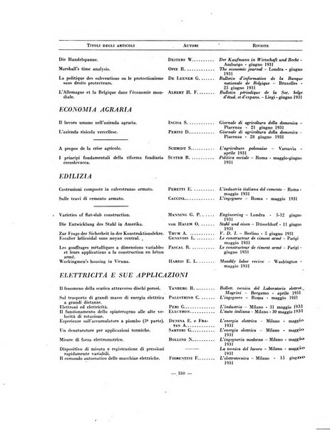 Indice bibliografico spoglio di pubblicazioni periodiche italiane ed estere pervenute alla biblioteca del Consiglio provinciale dell'economia di Milano