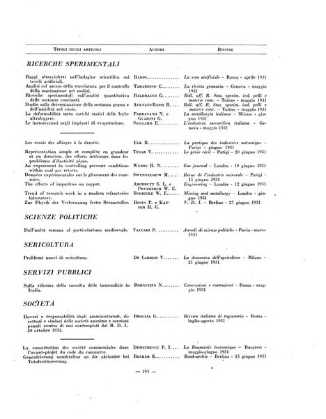 Indice bibliografico spoglio di pubblicazioni periodiche italiane ed estere pervenute alla biblioteca del Consiglio provinciale dell'economia di Milano