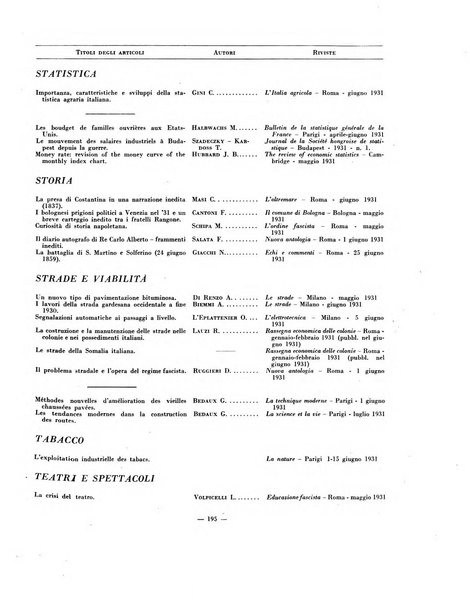 Indice bibliografico spoglio di pubblicazioni periodiche italiane ed estere pervenute alla biblioteca del Consiglio provinciale dell'economia di Milano