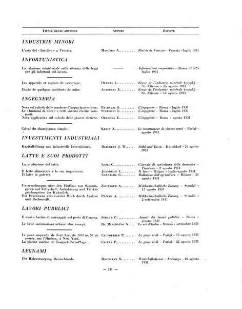 Indice bibliografico spoglio di pubblicazioni periodiche italiane ed estere pervenute alla biblioteca del Consiglio provinciale dell'economia di Milano