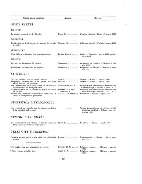 Indice bibliografico spoglio di pubblicazioni periodiche italiane ed estere pervenute alla biblioteca del Consiglio provinciale dell'economia di Milano