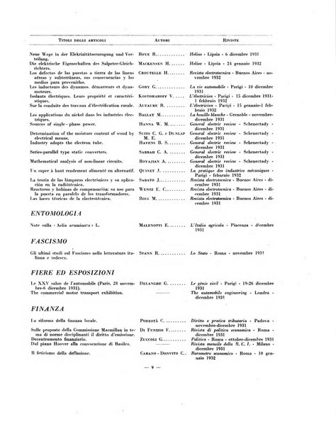 Indice bibliografico spoglio di pubblicazioni periodiche italiane ed estere pervenute alla biblioteca del Consiglio provinciale dell'economia di Milano