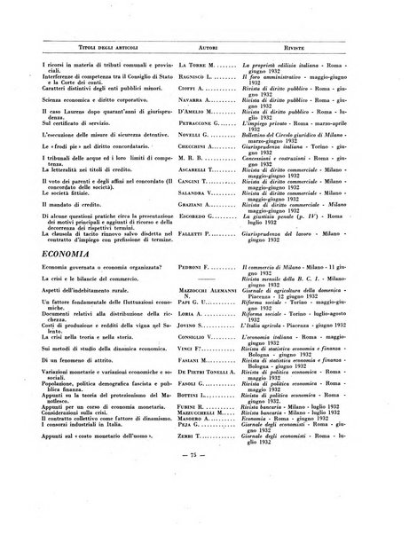 Indice bibliografico spoglio di pubblicazioni periodiche italiane ed estere pervenute alla biblioteca del Consiglio provinciale dell'economia di Milano