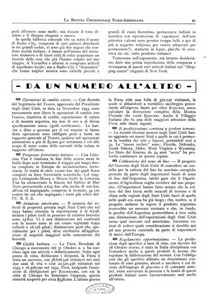 Rivista commerciale italo-americana bollettino settimanale della Camera di commercio italiana in New York