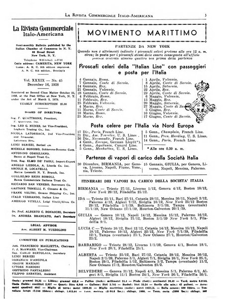 Rivista commerciale italo-americana bollettino settimanale della Camera di commercio italiana in New York