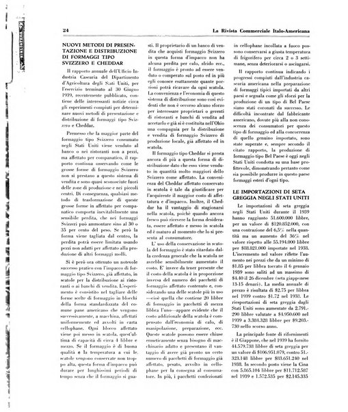 Rivista commerciale italo-americana bollettino settimanale della Camera di commercio italiana in New York