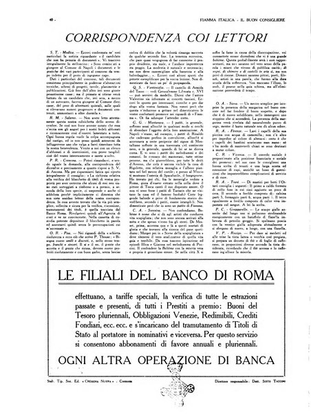 Fiamma italica rassegna mensile