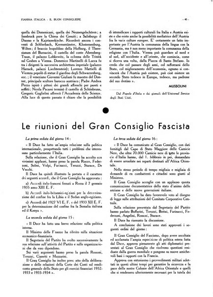 Fiamma italica rassegna mensile