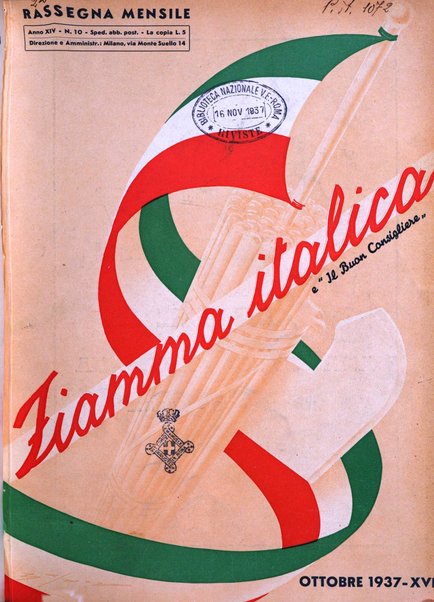 Fiamma italica rassegna mensile