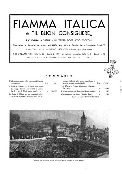 Fiamma italica rassegna mensile