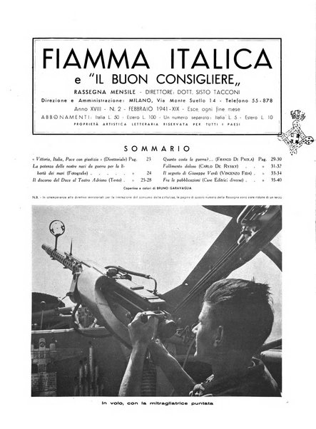 Fiamma italica rassegna mensile