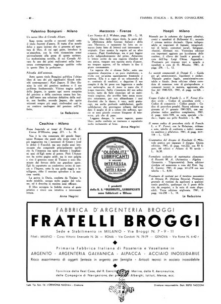 Fiamma italica rassegna mensile