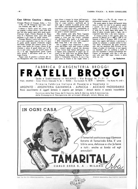 Fiamma italica rassegna mensile