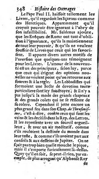 Histoire des ouvrages des sçavans