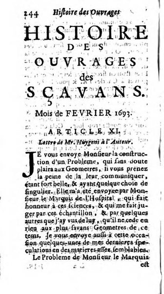 Histoire des ouvrages des sçavans