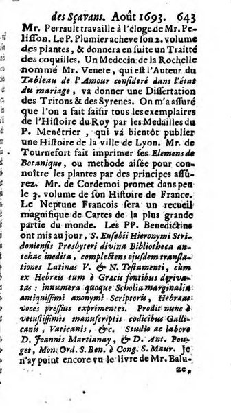 Histoire des ouvrages des sçavans