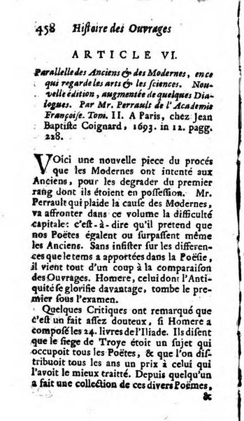 Histoire des ouvrages des sçavans