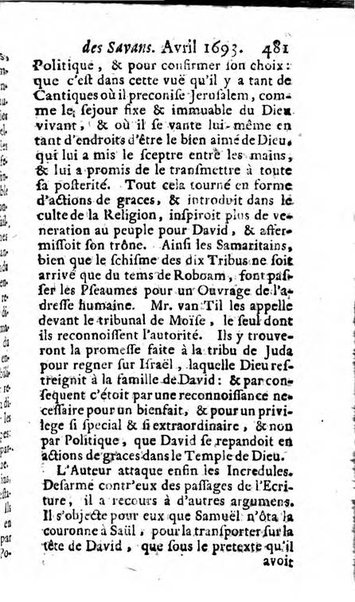 Histoire des ouvrages des sçavans