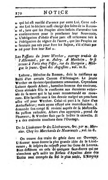 Almanach littéraire, ou Etrennes d'Apollon ...