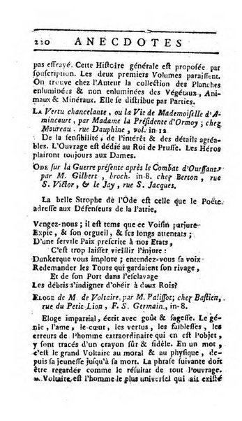 Almanach littéraire, ou Etrennes d'Apollon ...