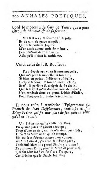 Almanach littéraire, ou Etrennes d'Apollon ...