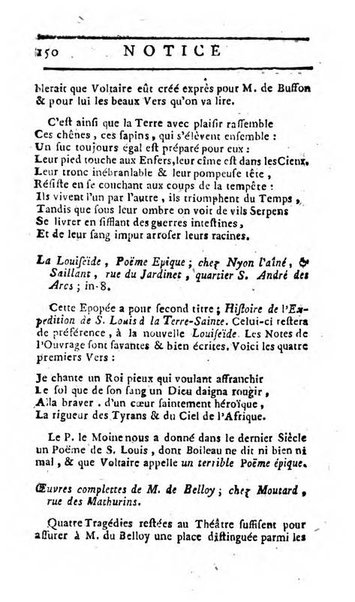 Almanach littéraire, ou Etrennes d'Apollon ...