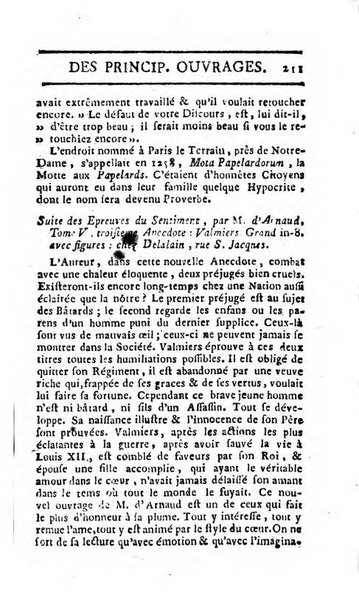 Almanach littéraire, ou Etrennes d'Apollon ...