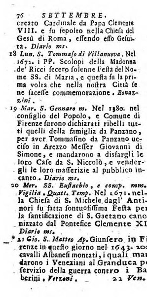 Nuovo lunario istorico... per uso della Toscana