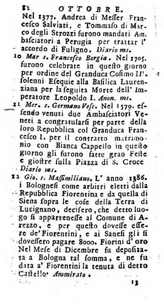 Nuovo lunario istorico... per uso della Toscana