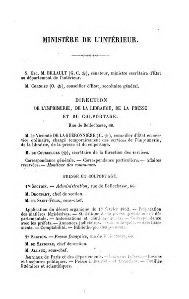 Annuaire de la librairie, de l'imprimerie, de la papeterie etc. J. Delalain