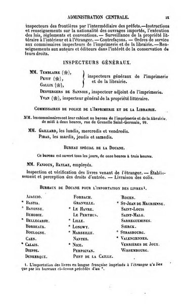 Annuaire de la librairie, de l'imprimerie, de la papeterie etc. J. Delalain