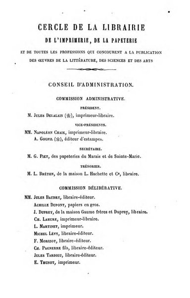 Annuaire de la librairie, de l'imprimerie, de la papeterie etc. J. Delalain