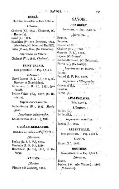 Annuaire de la librairie, de l'imprimerie, de la papeterie etc. J. Delalain