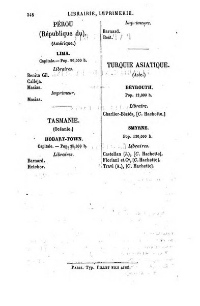 Annuaire de la librairie, de l'imprimerie, de la papeterie etc. J. Delalain