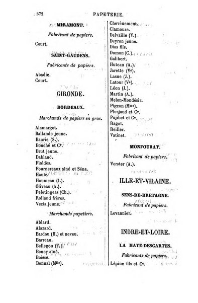 Annuaire de la librairie, de l'imprimerie, de la papeterie etc. J. Delalain