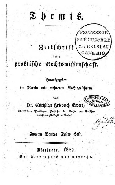 Themis Zeitschrift fur Praktische Rechtswissenschaft