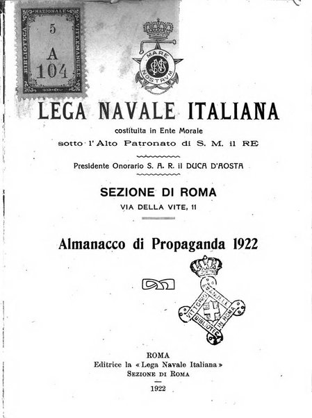 Almanacco di propaganda...