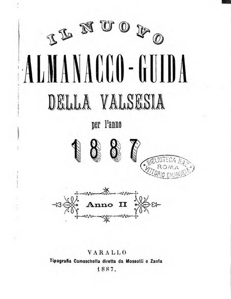 Nuovo almanacco - Guida della Valsesia