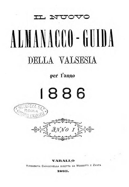 Nuovo almanacco - Guida della Valsesia