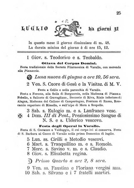 Nuovo almanacco - Guida della Valsesia