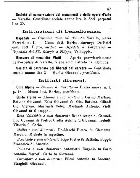 Nuovo almanacco - Guida della Valsesia