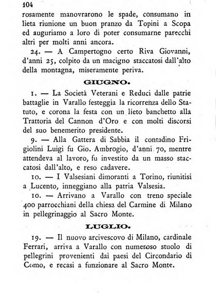 Nuovo almanacco - Guida della Valsesia