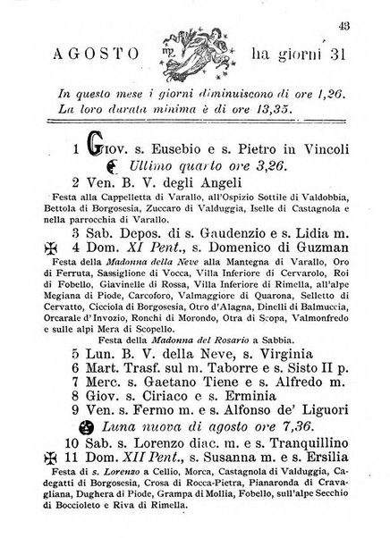 Nuovo almanacco - Guida della Valsesia